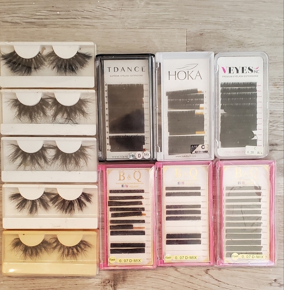 Lot Of 12 Assorted False Lashes Eyelashes & Eyelash Extentions Sets Bundle - Picture 3 of 9